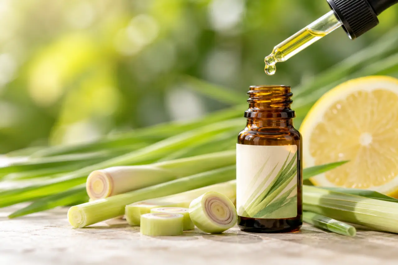Huile essentielle de lemongrass : une fraîcheur citronnée qui exige des précautions