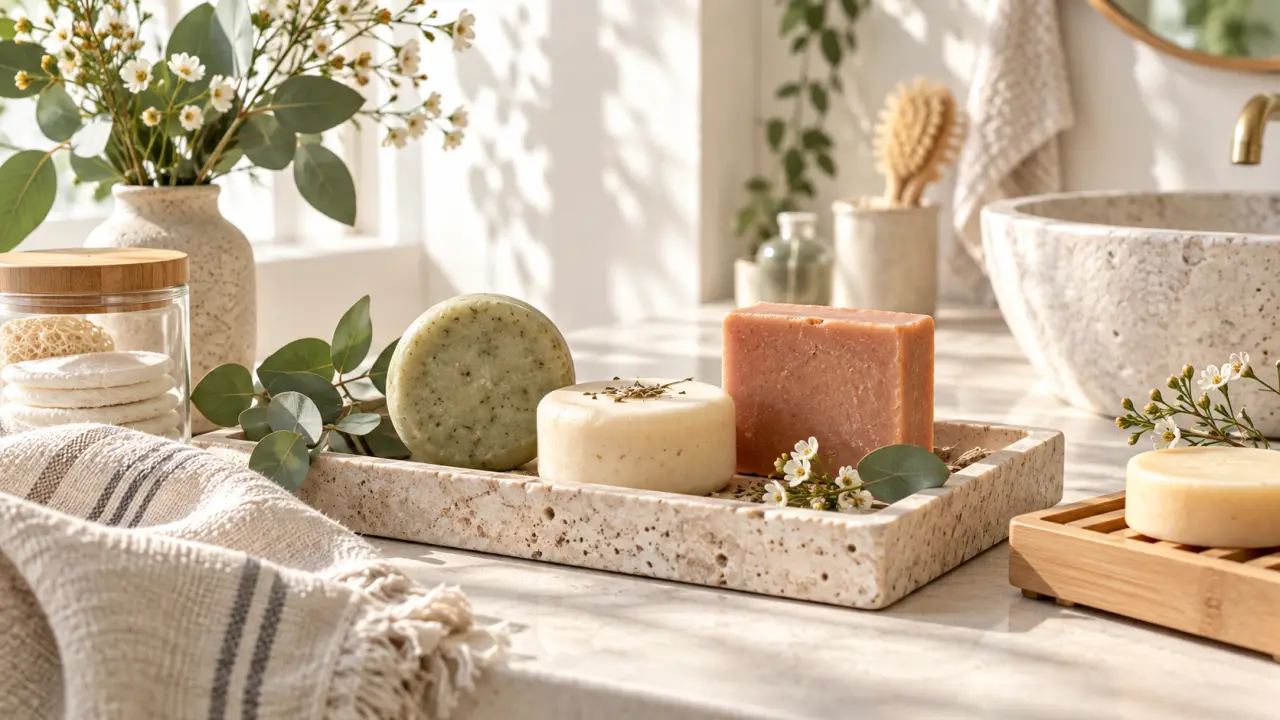 Soins solides naturels pour une routine beauté bio et économique