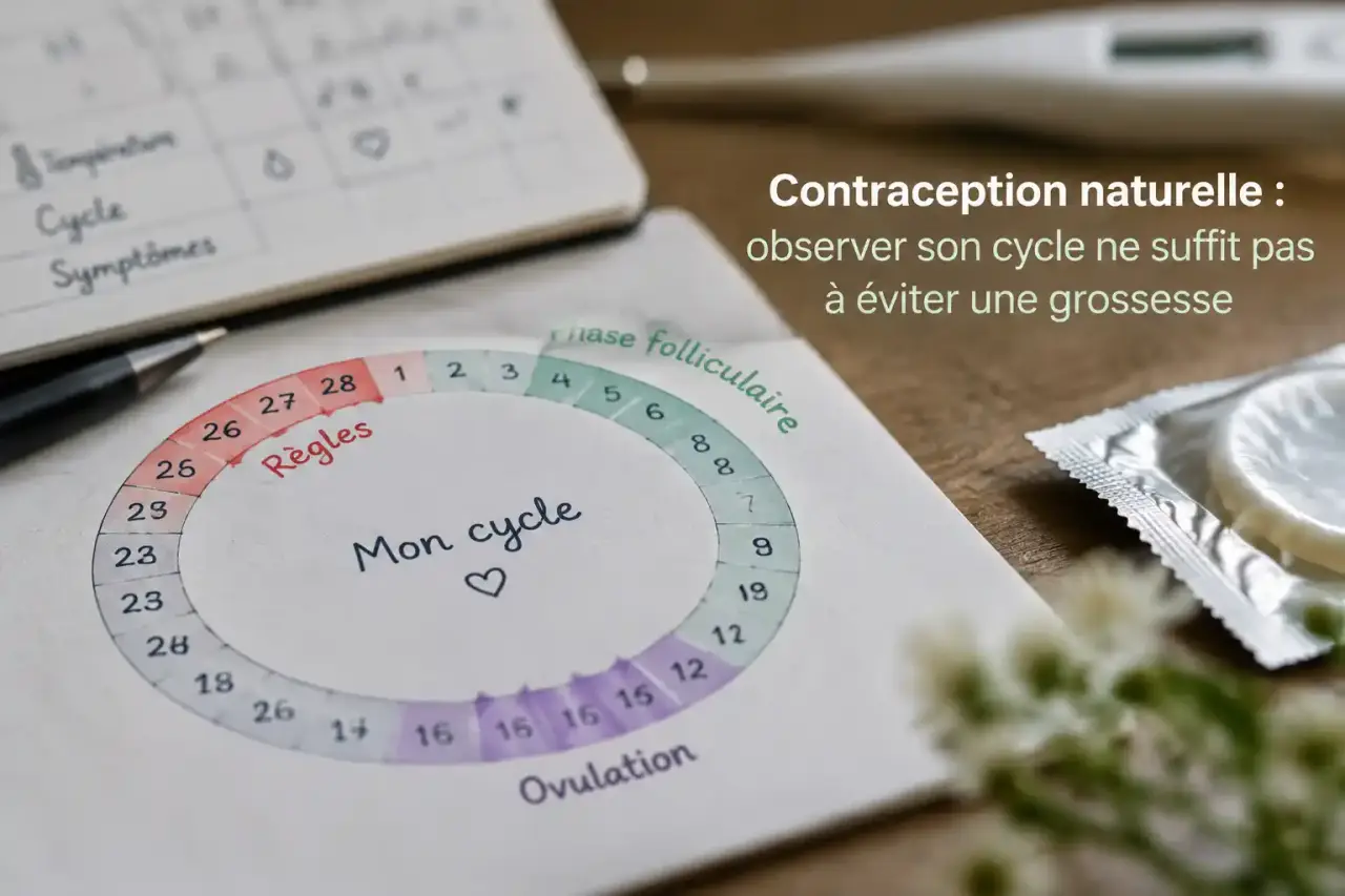 Contraception naturelle : observer son cycle ne suffit pas à éviter une grossesse