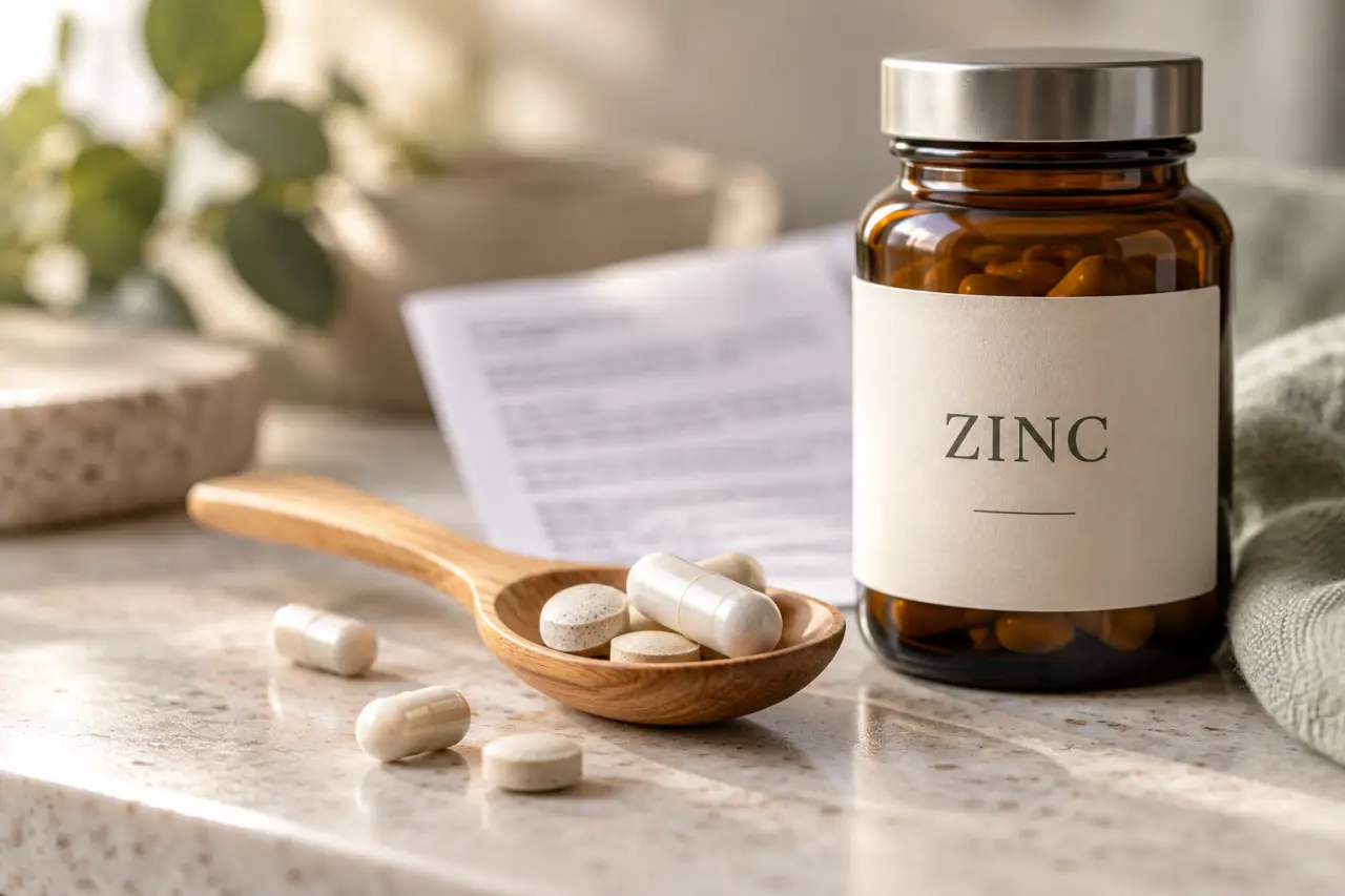 Zinc en complément alimentaire : choisir sa forme sans surdoser sa cure