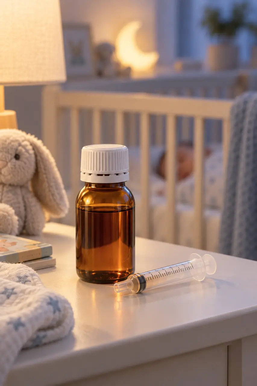 Un sirop sommeil pour bébé peut aider, mais l’âge et la cause du trouble comptent