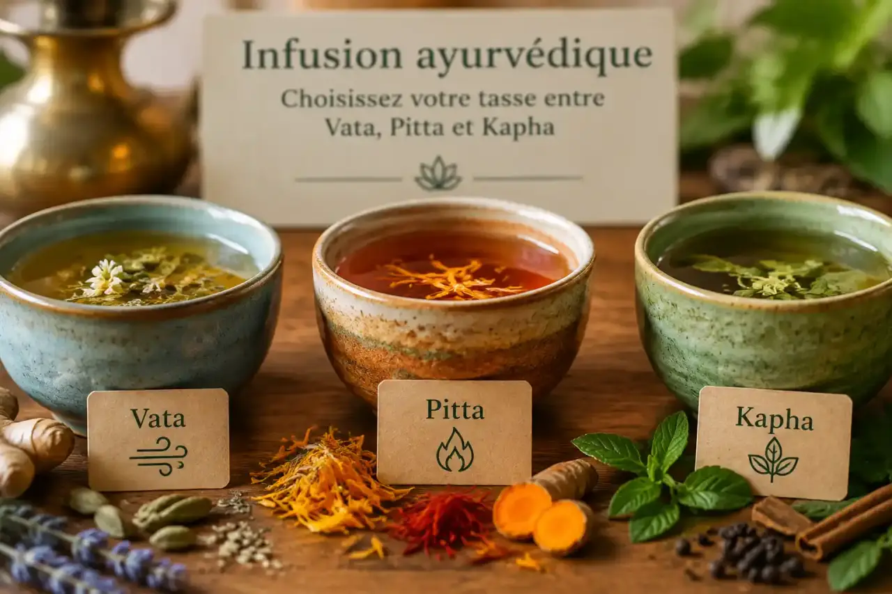 Infusion ayurvédique : choisissez votre tasse entre Vata, Pitta et Kapha