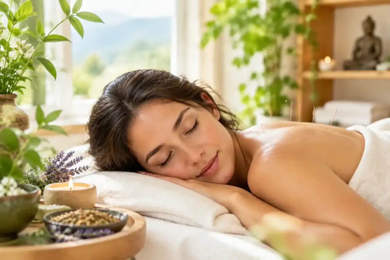 Rituel du soir apaisant autour de l’acupuncture et du sommeil