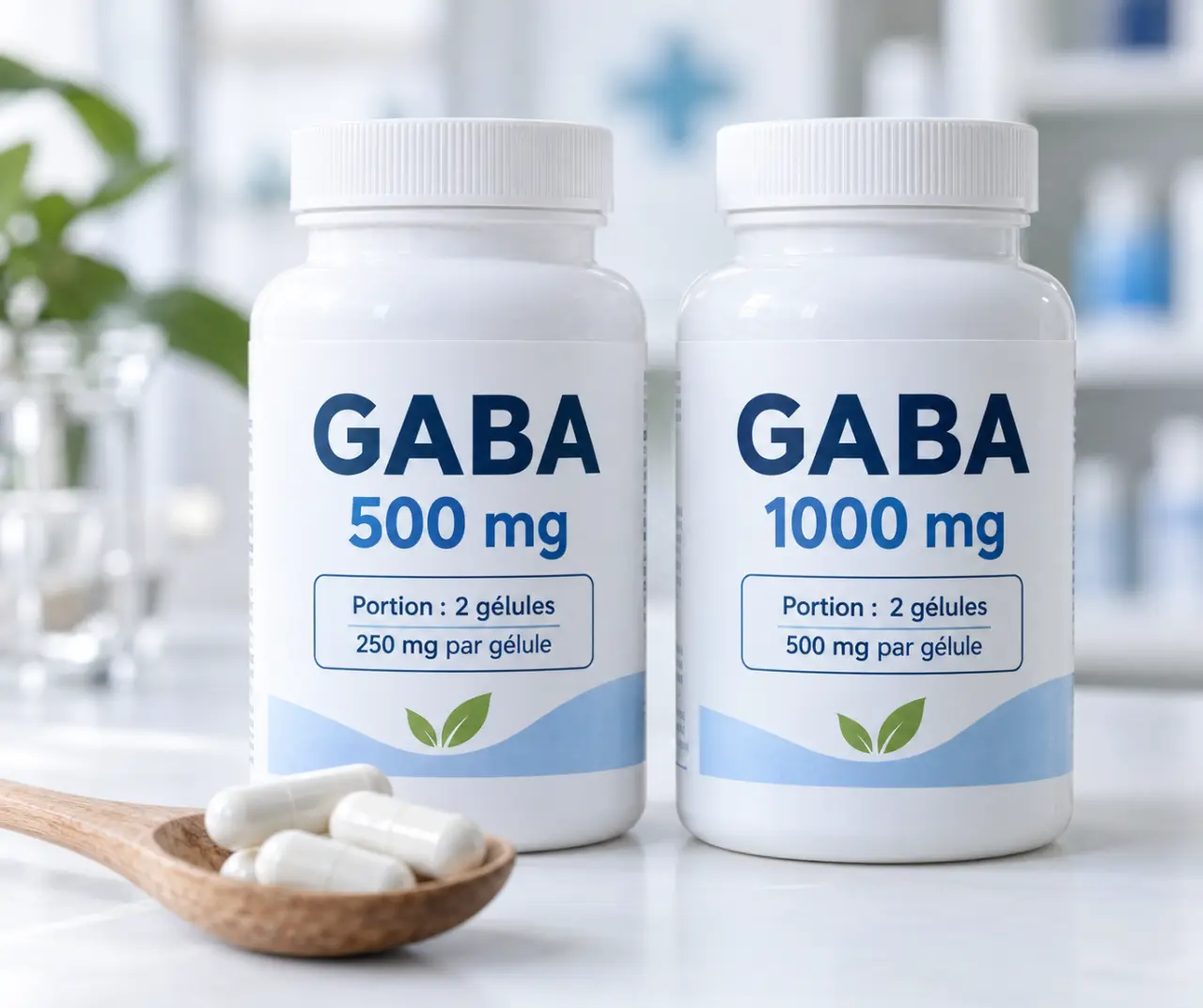 GABA en complément alimentaire : 500 ou 1000 mg, comment choisir sans confondre la dose et la portion